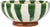 Green Stripe Ceramic Bowl