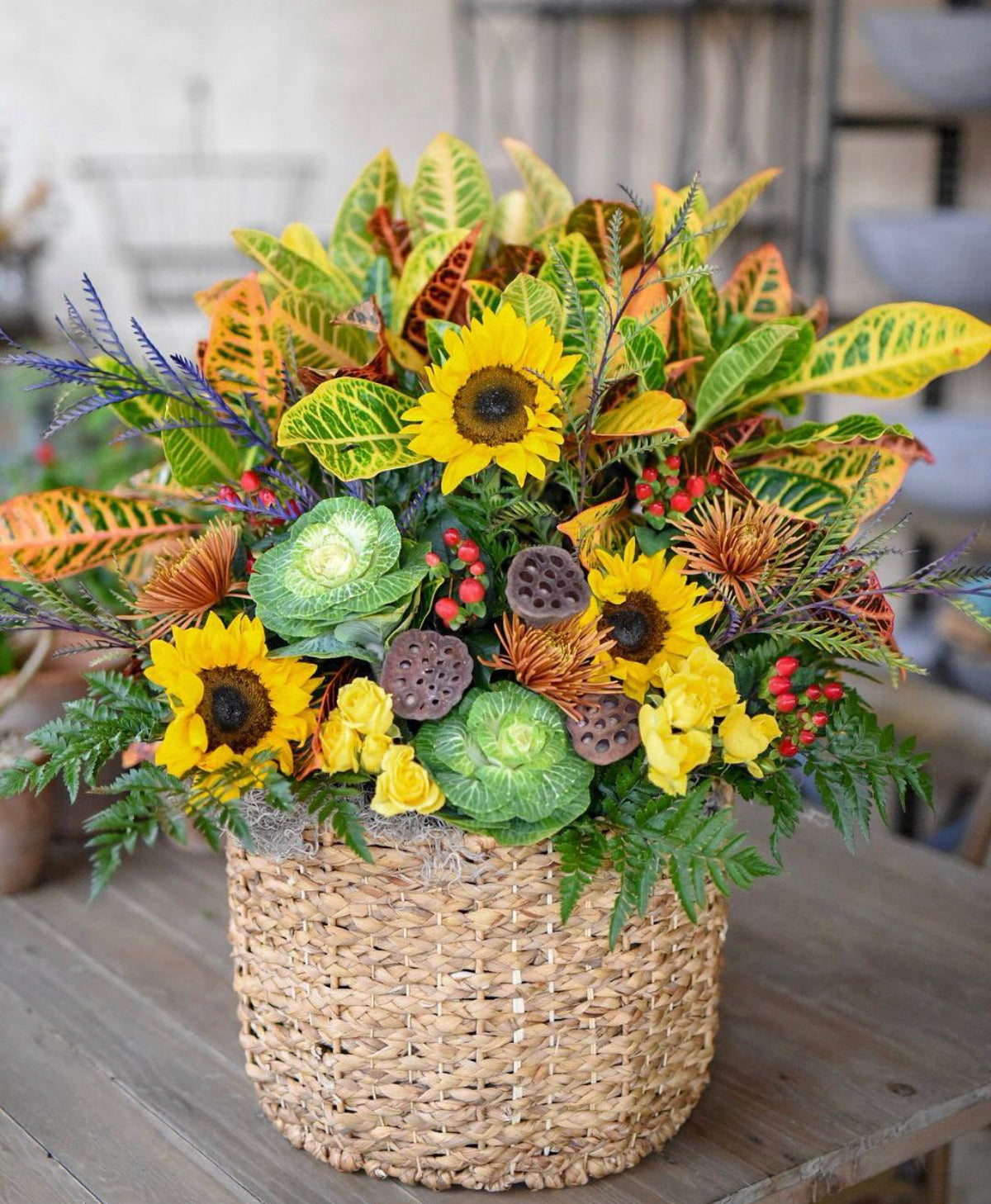 French Fall Basket