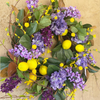 Lilac and Lemons - Summer Door Wreath