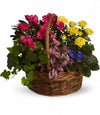 Blooming European Garden Basket